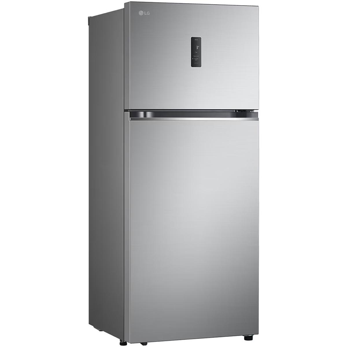 Heladera Top Freezer 395L LG Smart Inverter VT40MPY Thinq Plata